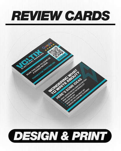 Review Cards | Design & Print