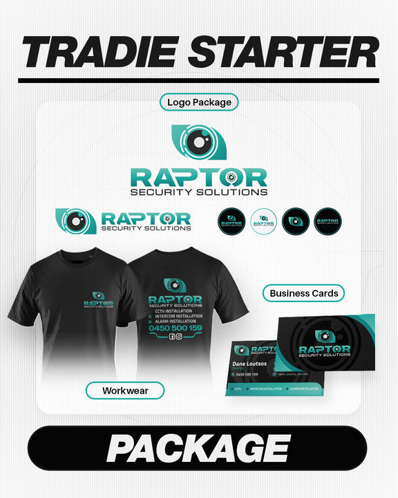 Tradie Starter Package | Logo, Cards & Workwear Design | Logo/Branding ...